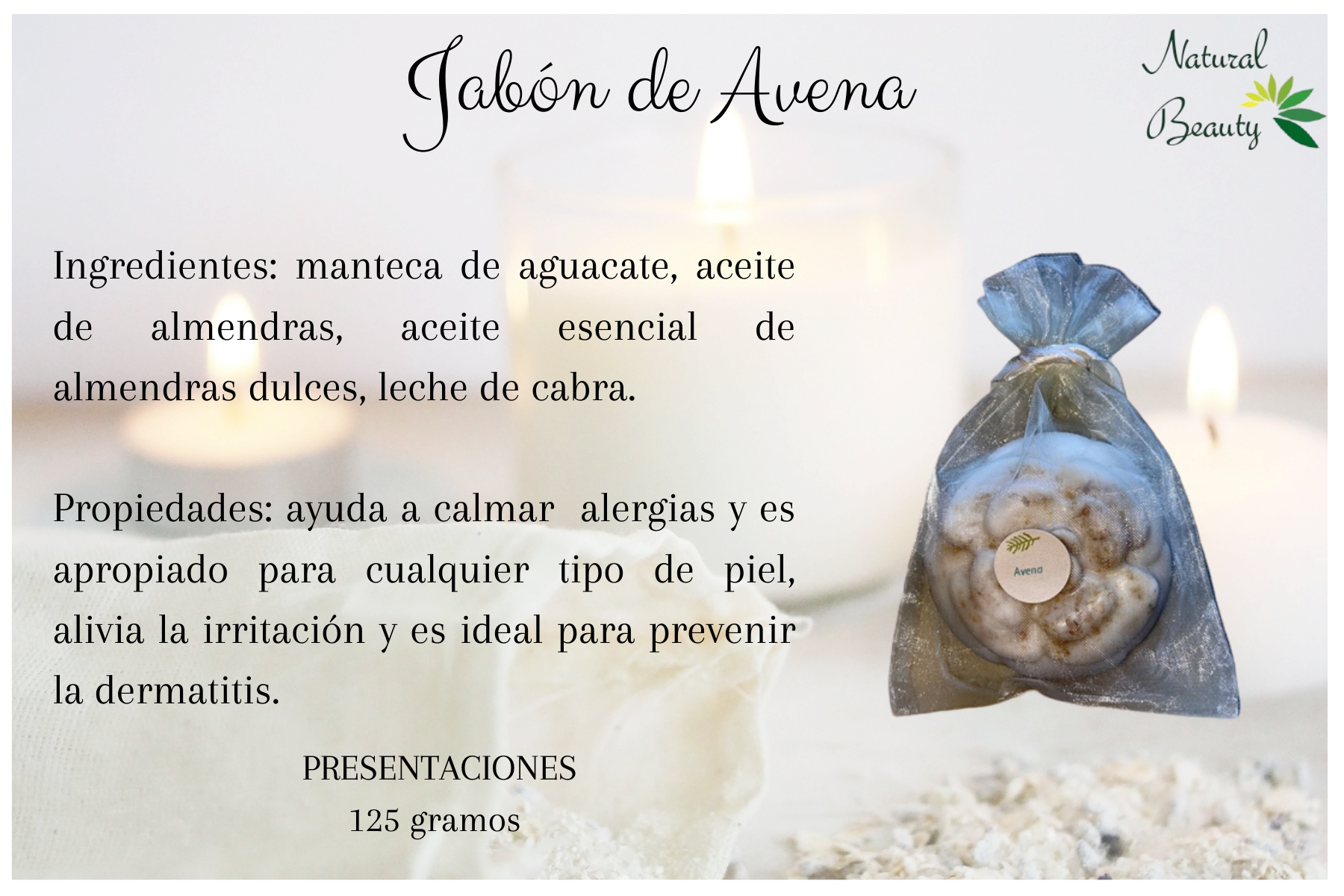 Jabón de Avena