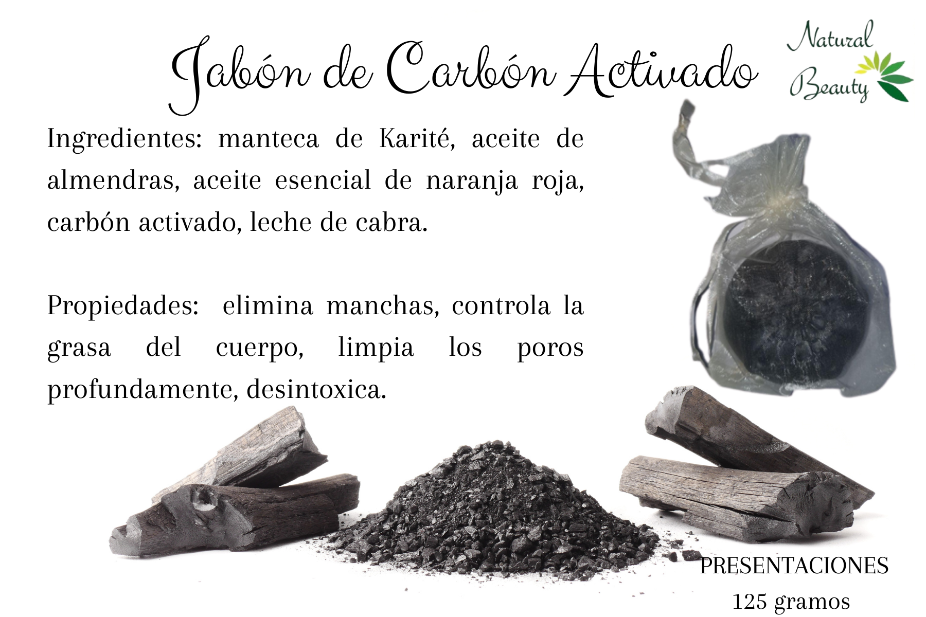Jabón de Carbón Activado